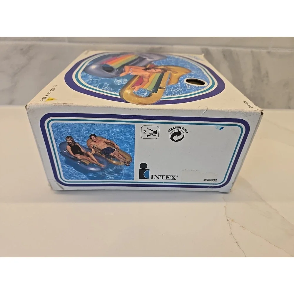 Vintage 1996 Intex The Wet Set King Kool Lounge 58802 Pool Float Beach‎ Raft